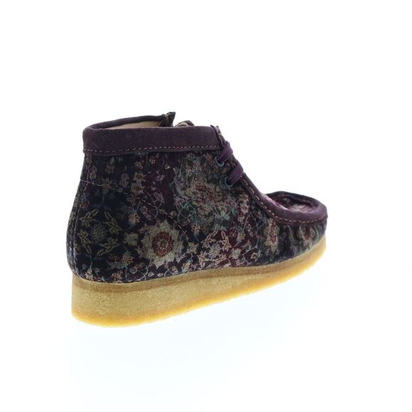 Clarks Mens Wallabee Boot Burgundy Boots (NWT) - Picture 7 of 7